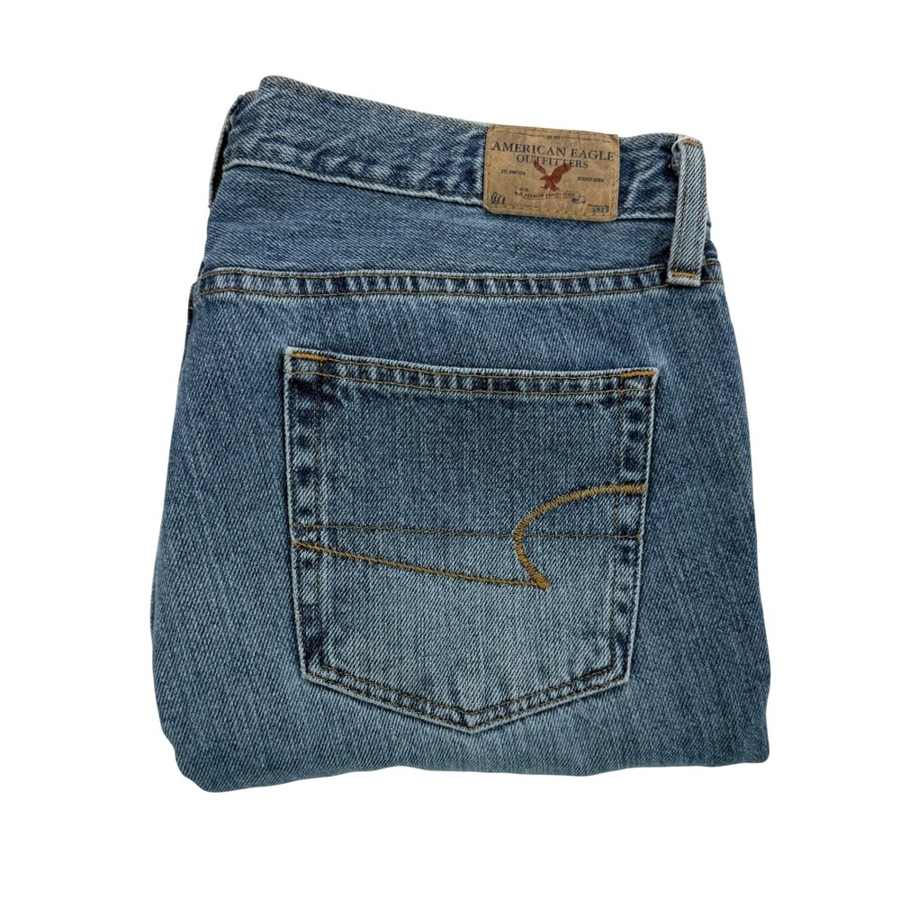 American Eagle Outfitters Medium Blue Wide Leg Denim Jeans